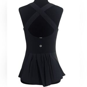 lululemon athletica Black Cross-Back Top
